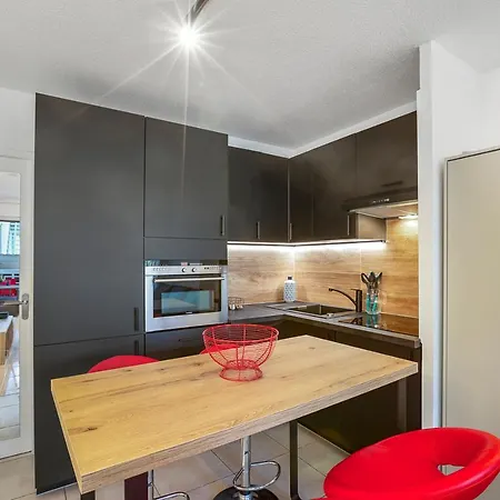 Le Tanit Corinth - 4 Prs, Clim, Piscine Apartment *