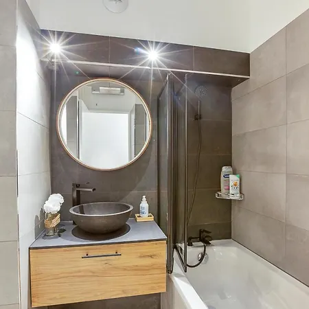 Le Tanit Corinth - 4 Prs, Clim, Piscine Appartement